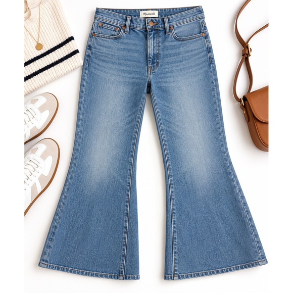 Madewell Denim - Madewell 11 High-Rise Flare Jeans Blue Denim Size 33 Womens